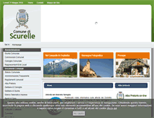 Tablet Screenshot of comune.scurelle.tn.it